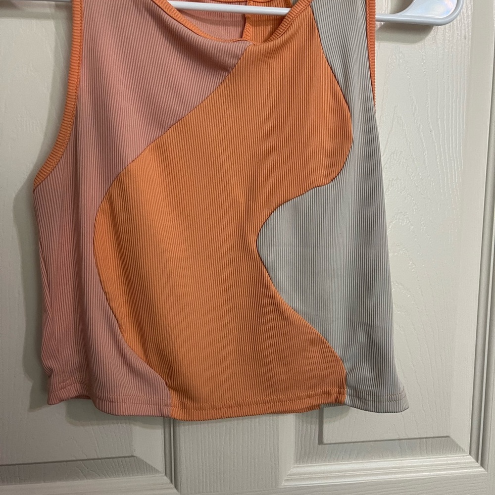 Colorblock Sleeveless Top